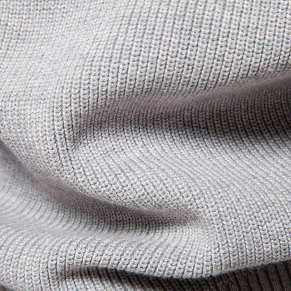 Men's Buttoned Turtleneck Sweater