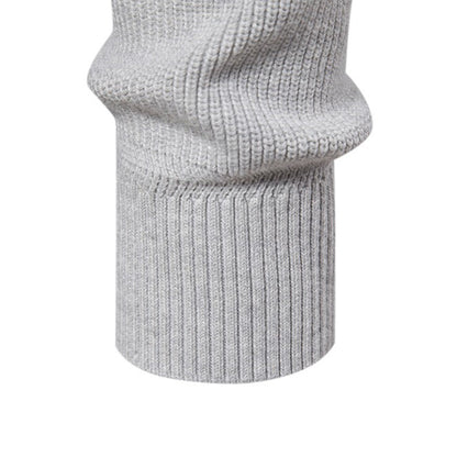 Men's Half-Zip Turtleneck Sweater